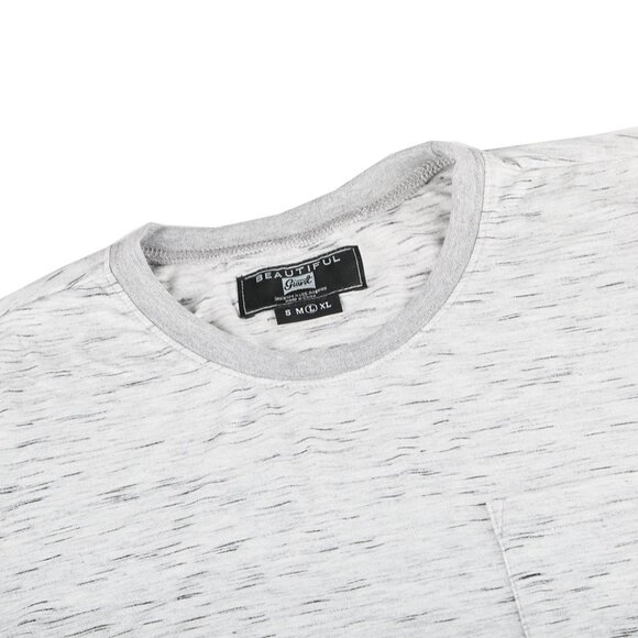 Trendy Men's Short Sleeve T-shirts Leisure Crew Neck Tee - Picture 2 of 5